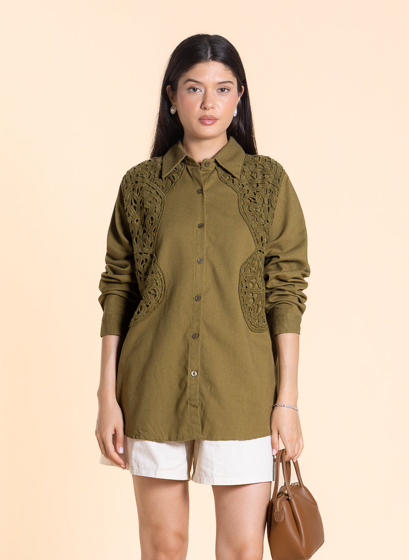 DETAILED COMFORT COTTON SHIRT