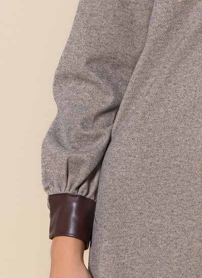 DETAILED TEXTURED COAT SET