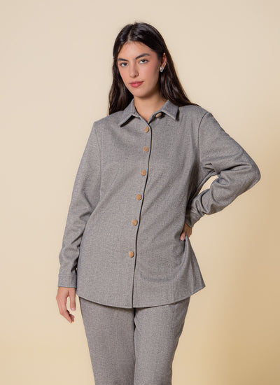 MIDWEIGHT TESTURED SHIRT SET