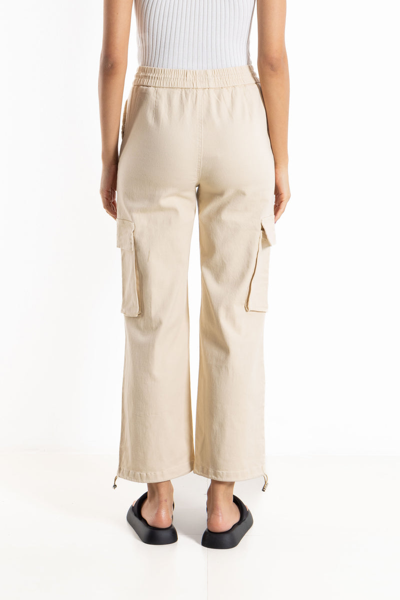 JOGGER WAIST CARGO TROUSERS