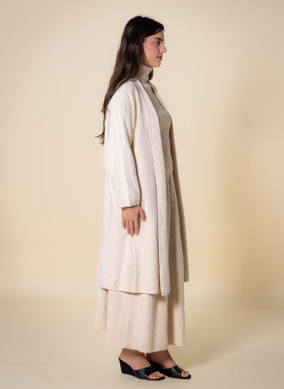 KNITTED HIGH NECK SKIRT SET