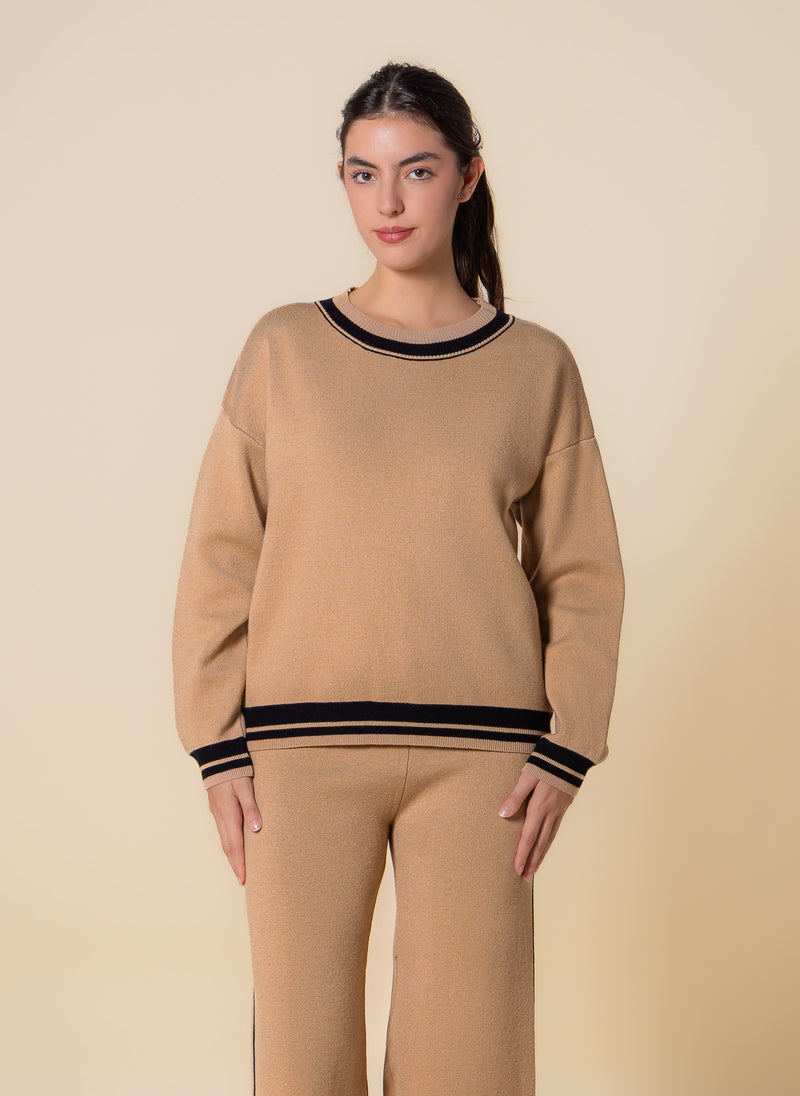 KNITTED SWEATER SET