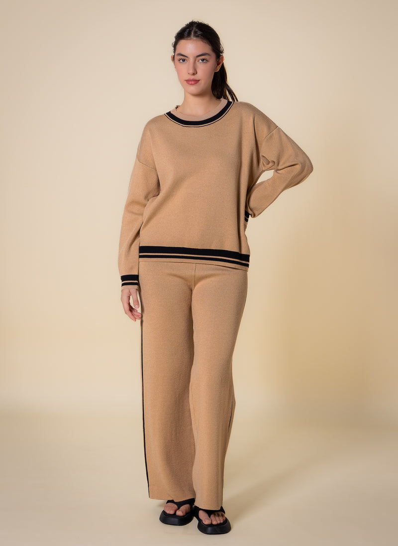 KNITTED SWEATER SET