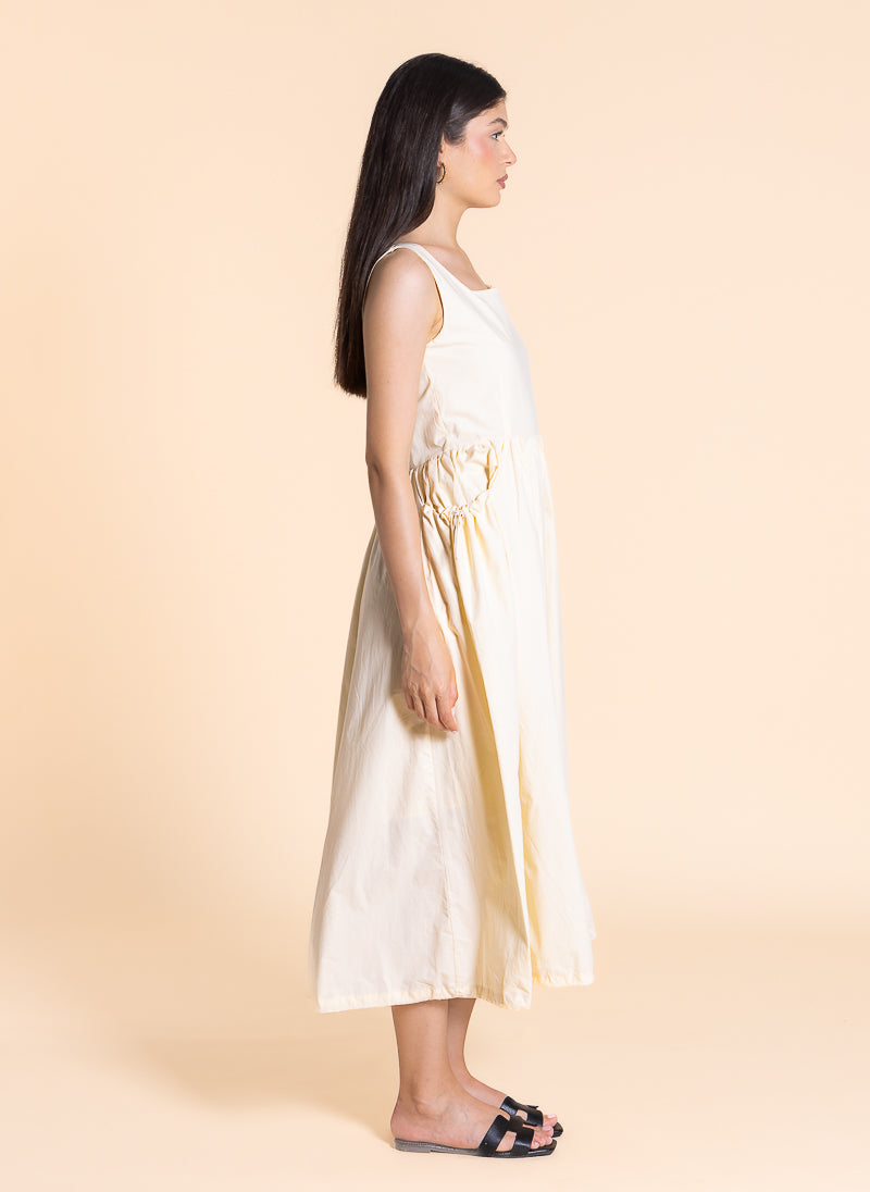 DETAILED COMFORT MIDI DRESS