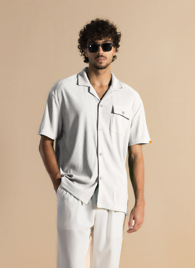 TEXTURED STRECHY SHIRT