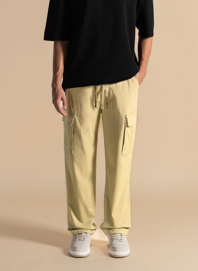 RELAXED FIT CARGO TROUSERS