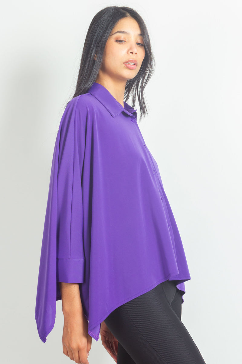 DRAPED SHIRT