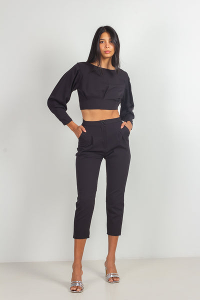 CROPPED CO-ORD SET