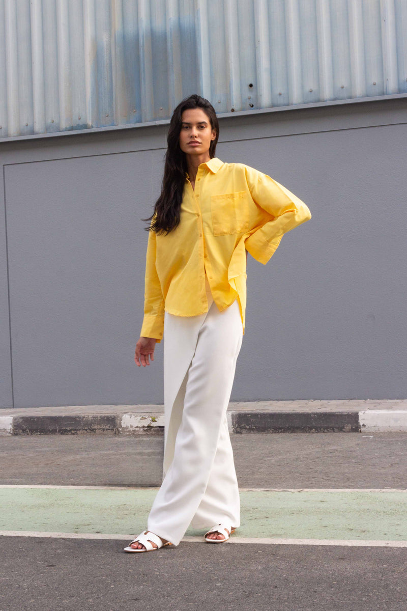 DETAILED POPLIN SHIRT