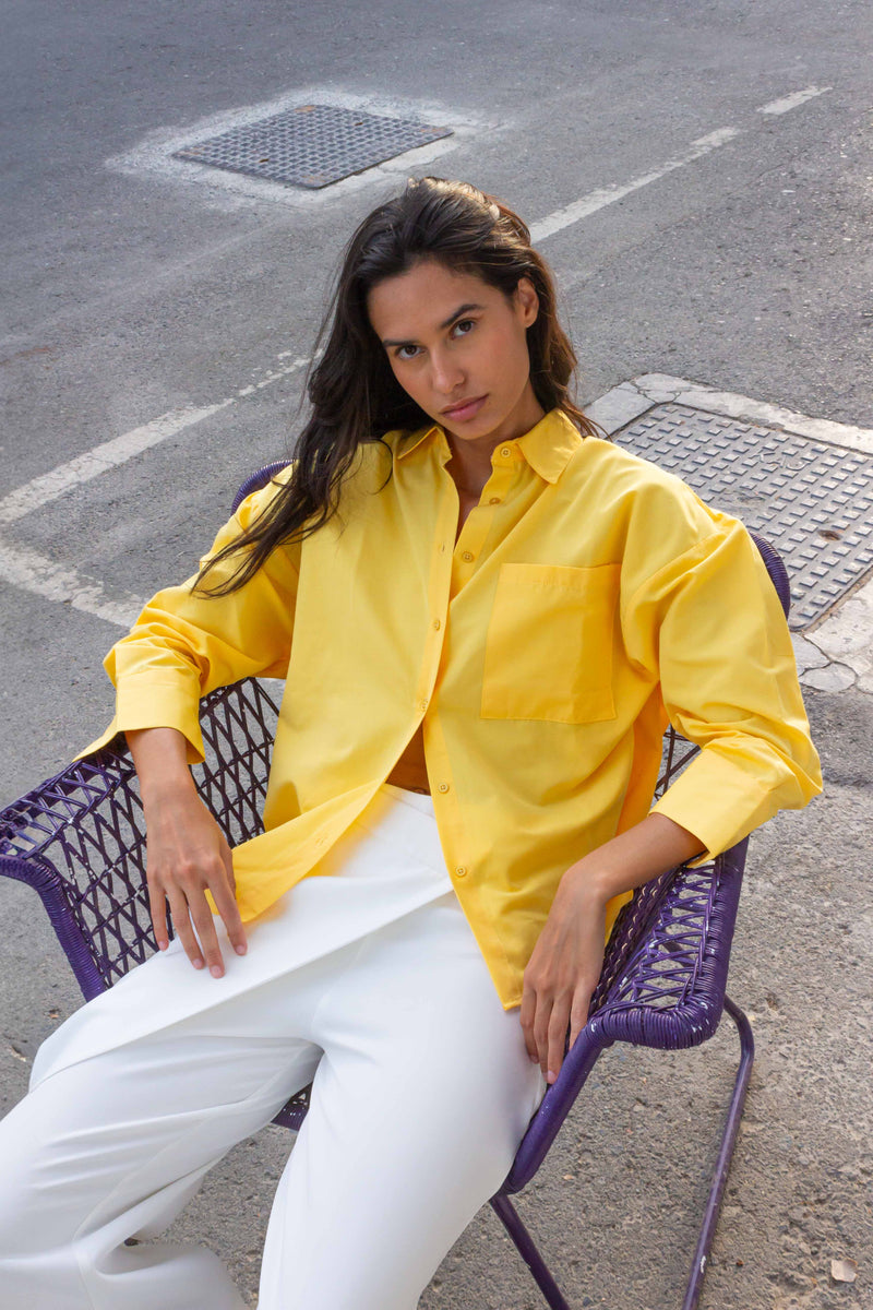 DETAILED POPLIN SHIRT